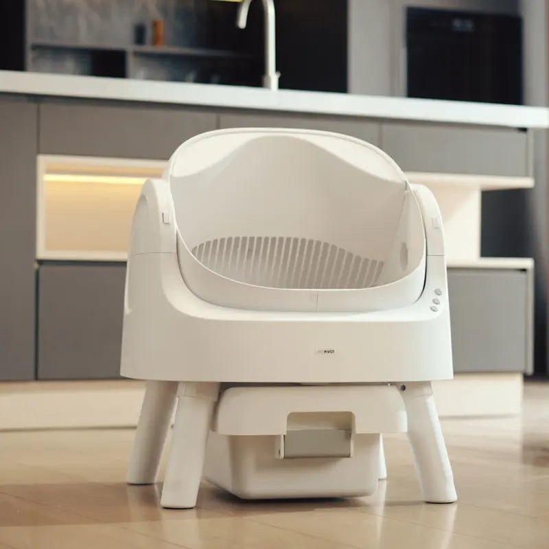 Airloom AutoScooper – Open-Top Self-Cleaning Cat Litter Box