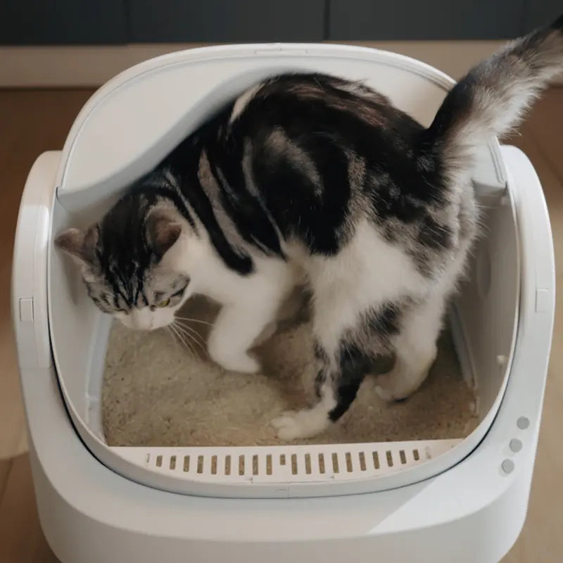 Airloom AutoScooper – Open-Top Self-Cleaning Cat Litter Box