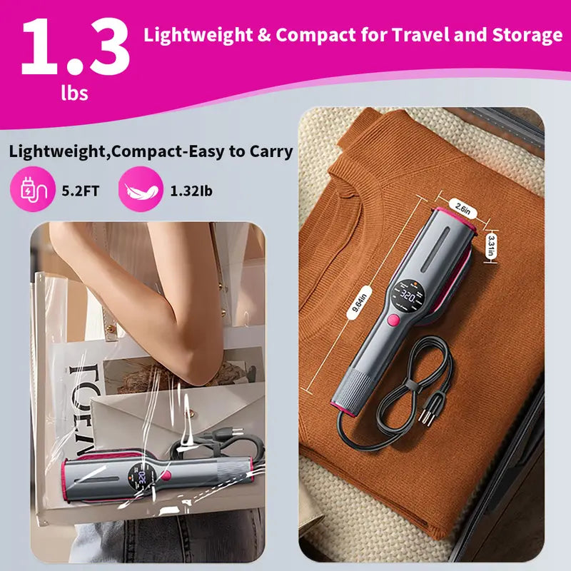 2-in-1 Portable Steam Iron & Garment Steamer | Fast Wrinkle Remover