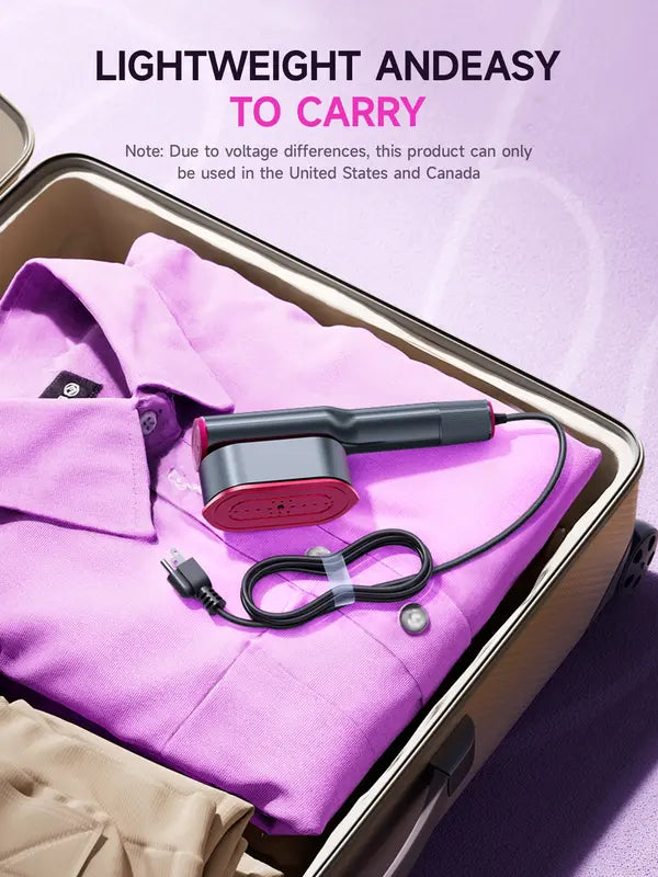 2-in-1 Portable Steam Iron & Garment Steamer | Fast Wrinkle Remover