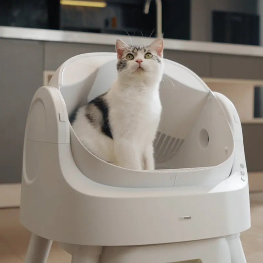 Airloom AutoScooper – Open-Top Self-Cleaning Cat Litter Box