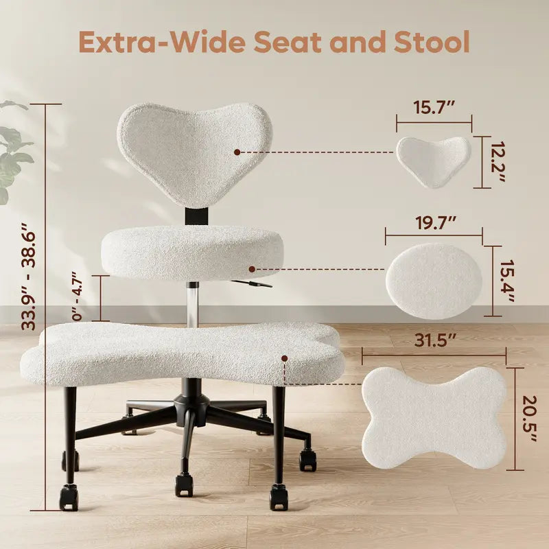 Airloom Ergonomic Floor-Style Chair — Designed for Meditation, Focus & Relaxation