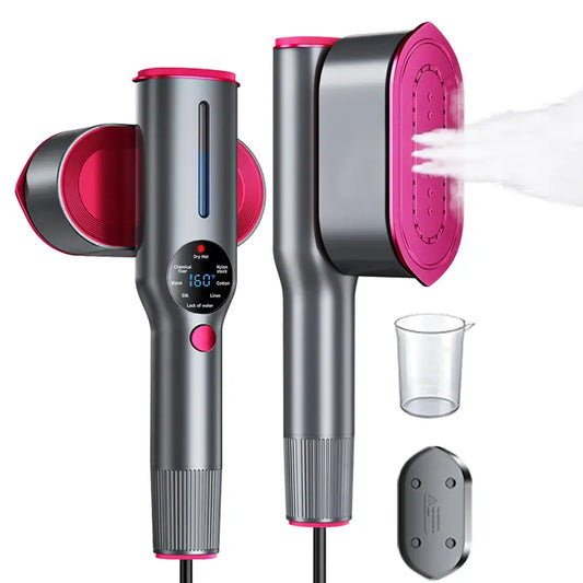 2-in-1 Portable Steam Iron & Garment Steamer | Fast Wrinkle Remover
